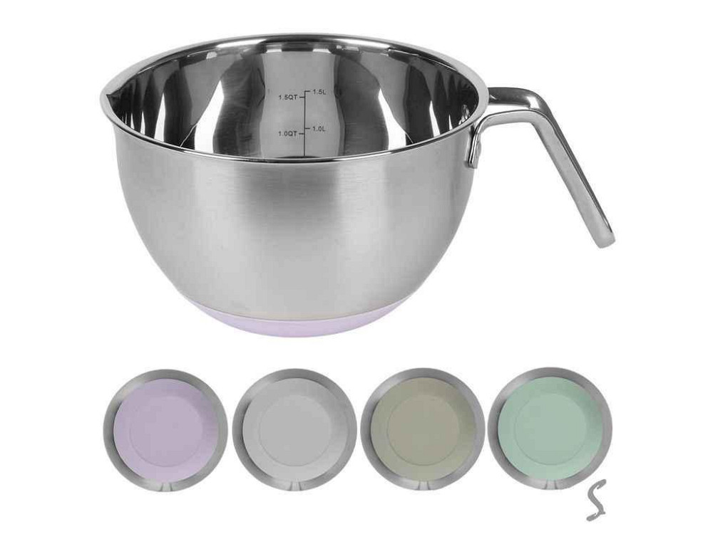 Миска 20 см 1,5 л SS Chef R40249-20 ТМ STENSON Київ - фото 1