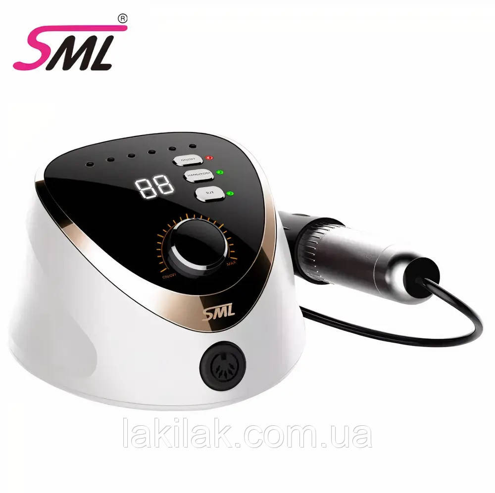 Фрезер для манікюру SML M12 65W 35тис.обертів/хв (чорно-білий) Херсон - фото 1
