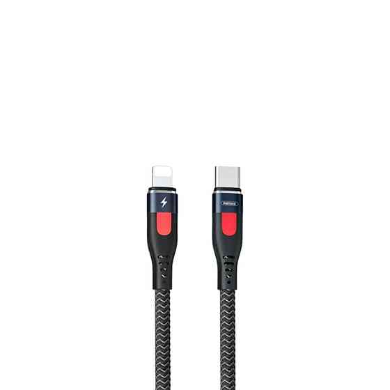 Кабель Remax Lesu Pro Aluminum Alloy Type-C to Lightning PD 20W 1M Черный (RC-188i) Киев