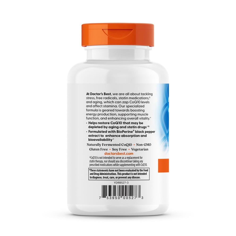 Коэнзим Q10 с биоперином Doctor's Best High Absorption CoQ10 300 капс Киев - изображение 3