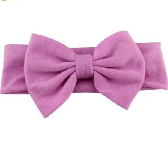 Повязка на голову детская широкая one size сиреневый Киев