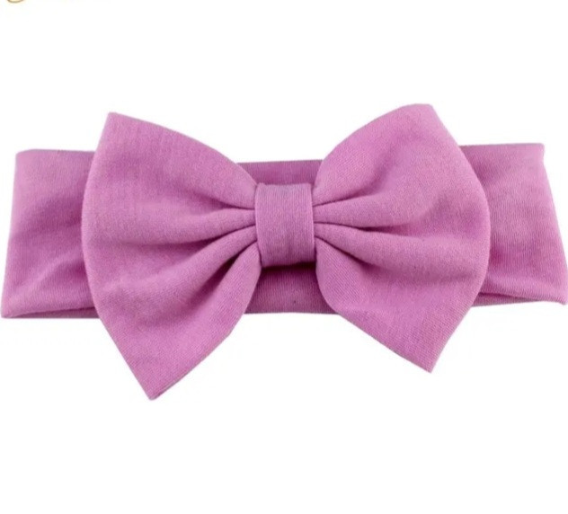 Повязка на голову детская широкая one size сиреневый Киев - изображение 1