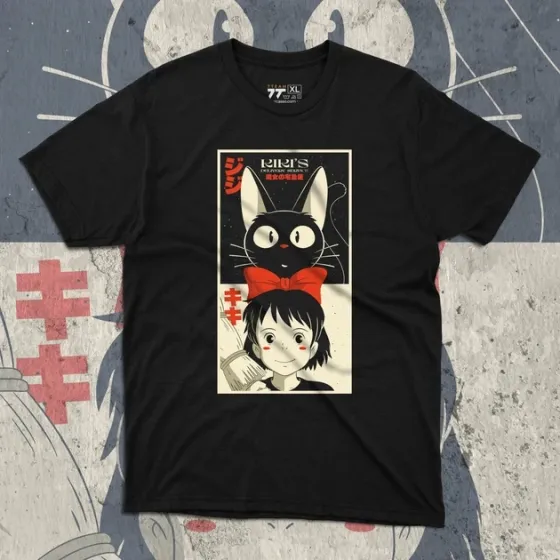 Футболка для підлітка хлопчика з принтом Kiki'140 Delivery 140ervice Розмір 160 Anime10978 Дніпро