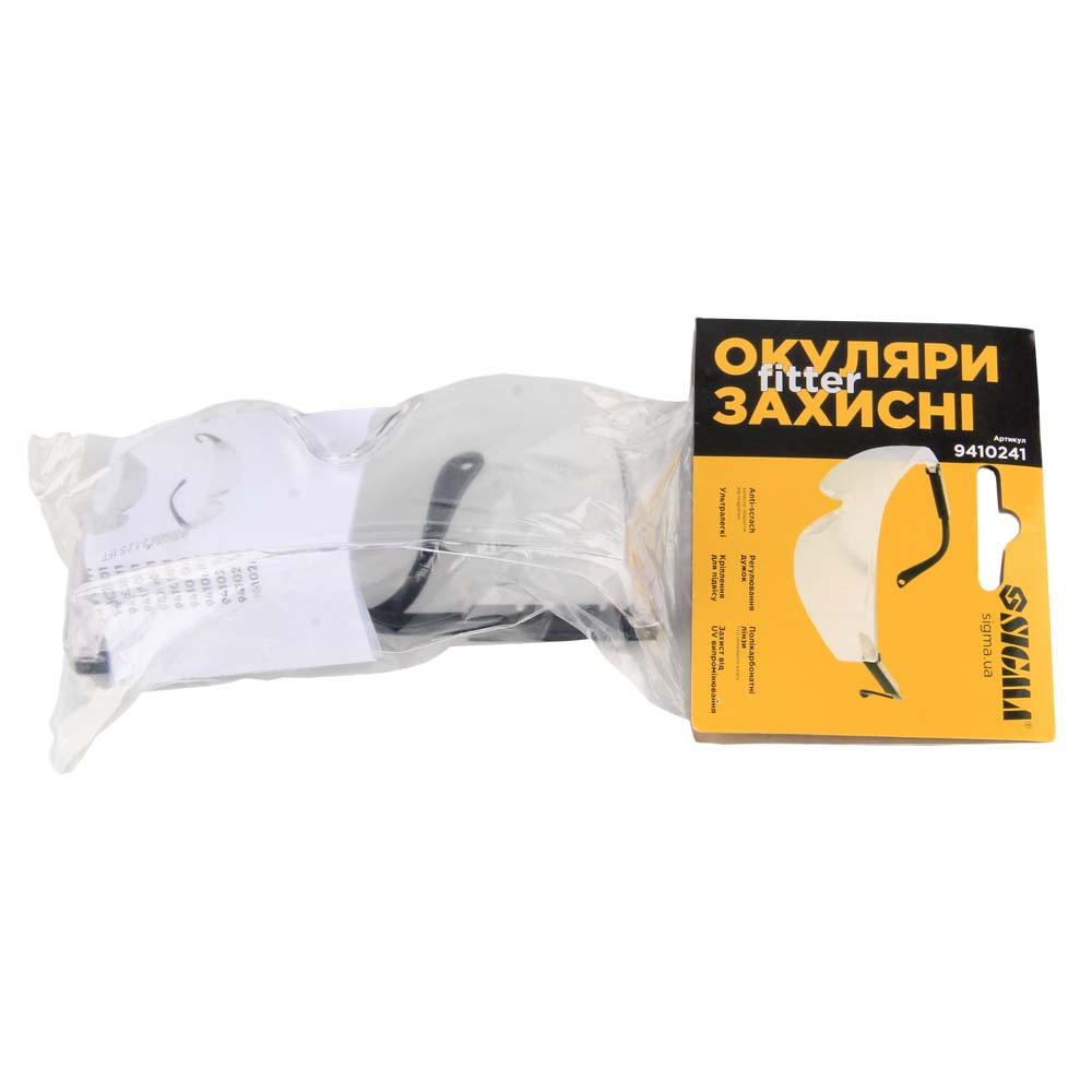 Очки защитные Fitter (прозрачные) SIGMA (9410241) Ровно - изображение 6