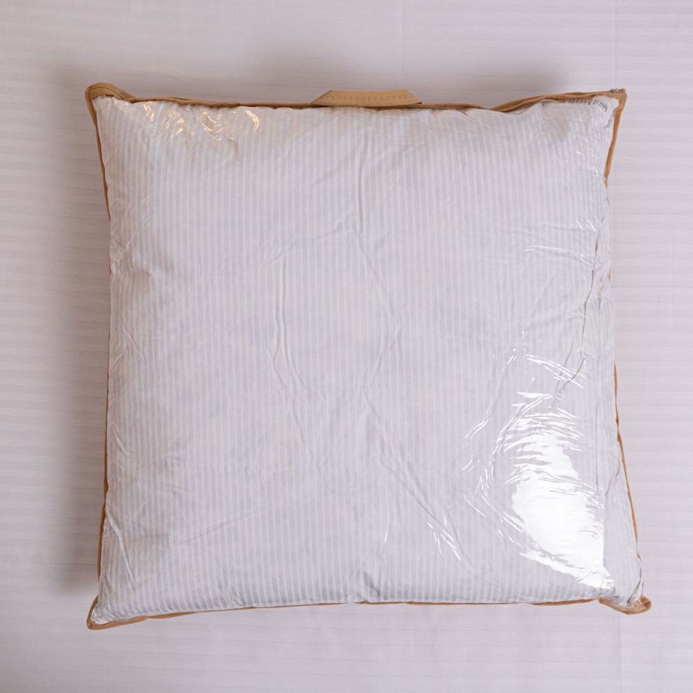 Подушка пухова YouStar 30% пух 70% перо Тік смужка - пружна 70x70 см (Білий) з сумкою-чохлом Суми - фото 6