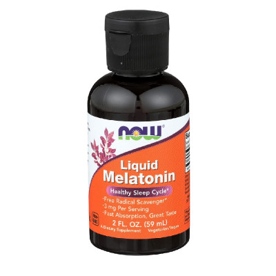 Амінокислота Now Foods Мелатонін рідкий, Liquid Melatonin, 2 рідких унції (59 мл) (NOW-03261) Вінниця - фото 1
