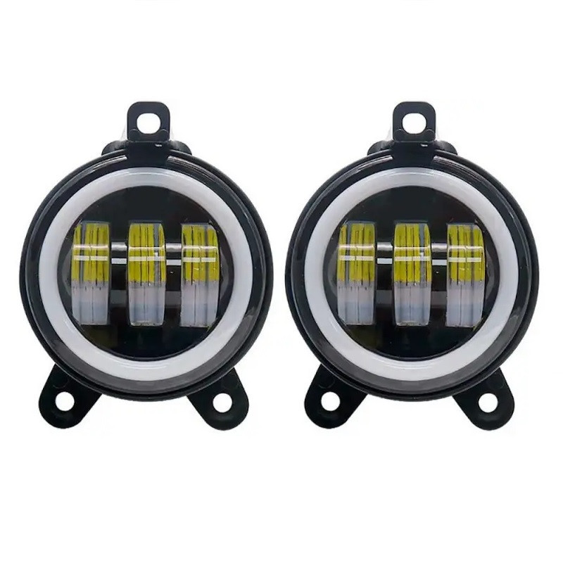 Комплект протитуманних LED фар AllLight HPG-106+AE YELLOW для Lada Priora, Gazelle, Chevrolet Niva Харків - фото 1