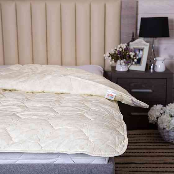 Novita Ковдра Novita 172х205 см антиалергенна двоспальна стьобана з бязі бежевий 20-1154 papyru Киев