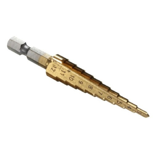 Ступенчатое шаговое сверло по металлу HSS 3-12мм Винница - изображение 1