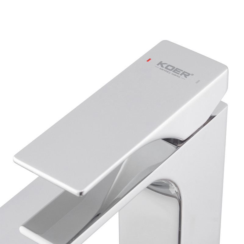 Смеситель для умывальника Koer KB-11010-01 высокий (Цвет хром) (KR3482) Киев - изображение 5