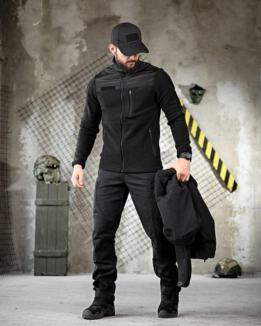 Тактический костюм POLICE  5в1 черный ПП7863 Одесса - изображение 6