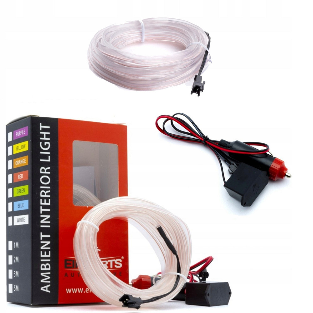 Гибкая неоновая подсветка салона авто, белая, 5 м Киев - изображение 8