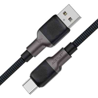 Дата кабель USB 2.0 AM to Type-C 1.2m 3.0A silicone braid C10-04 Acefast (6974316283126) Винница