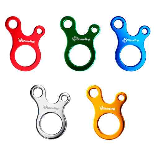 Карабін безкутовий для мотузки паракорда, розтяжки намету, вісімка Вінниця