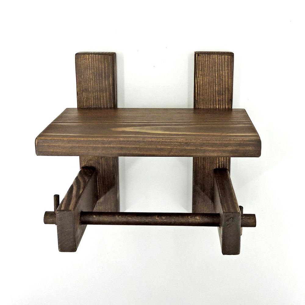 Тримач для туалетного паперу "Лютеус" капучино Миколаїв - фото 1