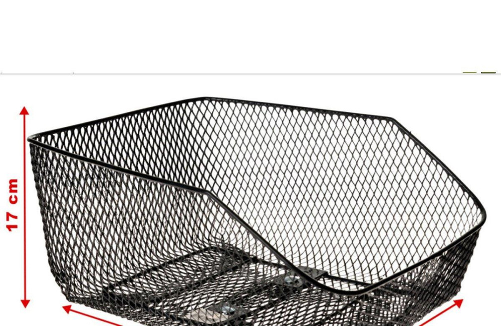 Корзина для багажника сетчатая БП-7, разрез, черный/прикреченный/ Киев - изображение 4