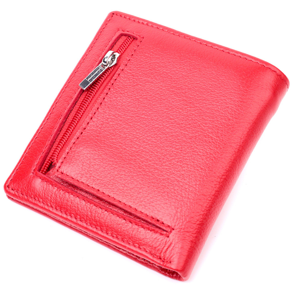 Яркая модель кошелька из натуральной кожи ST Leather 19475 Красный Киев - изображение 2