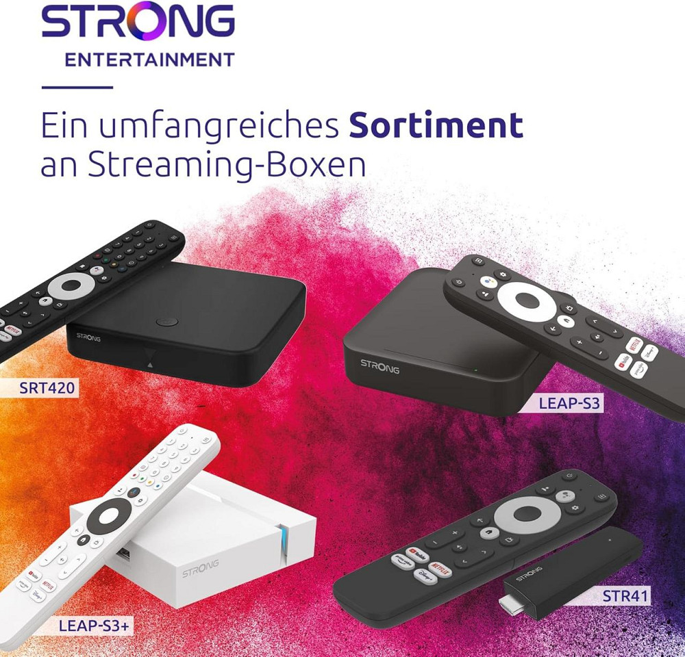 STRONG Leap-S3+ приставка Android TV 4K UHD HDR Dolby Atmos Dolby Vision Chromecast Google Assistant Wi‑Fi 5 Киев - изображение 3