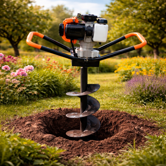 Бур бензиновий земляний BX-121, Мотобури бензобури та шнеки бури + 3 Свердла 100 150 200 Мм, Мотобур BOXER Львів