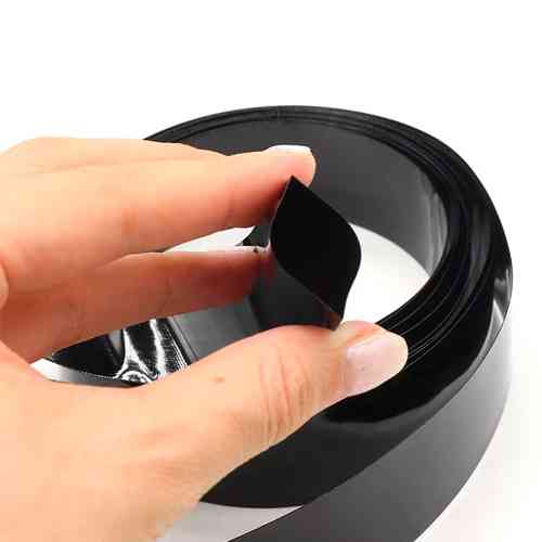 Термоусадочная трубка ПВХ 110x0.1мм, 1м, черная Винница