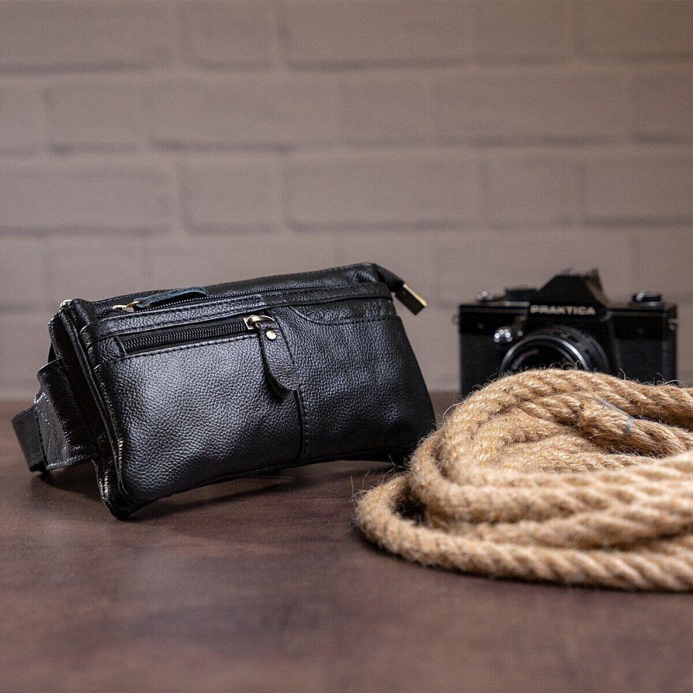 Сумка на пояс Чорна (Vintage) Київ - фото 9