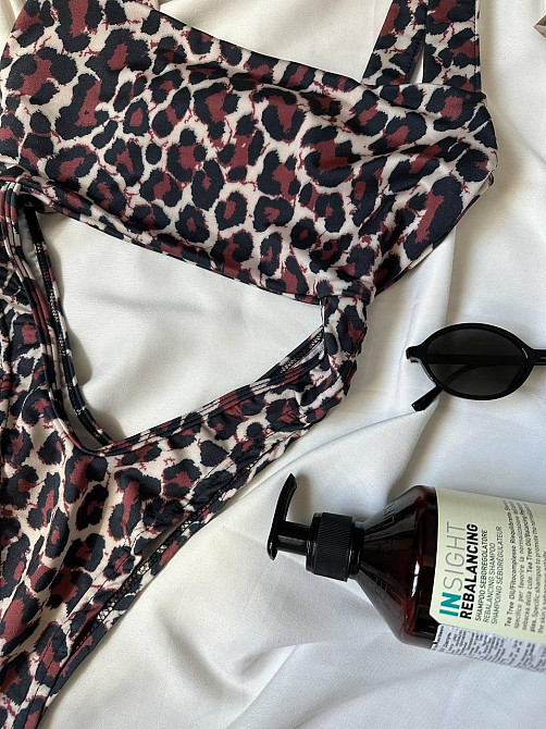 Женский слитный леопардовый купальник монокини из бифлекса Одесса - изображение 3