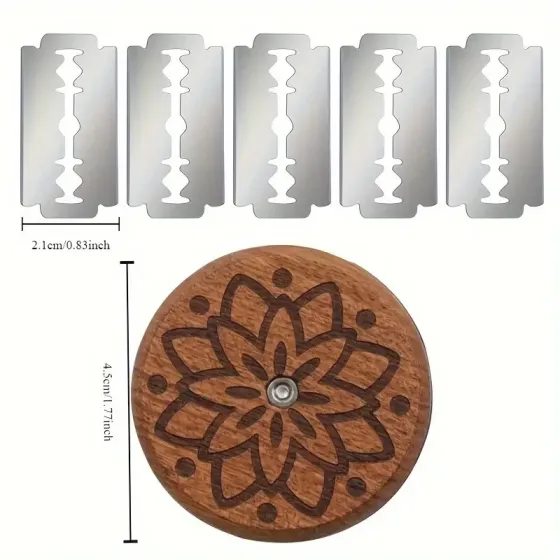 Хлеборезка круглая с деревянной ручкой и 5 лезвиями Киев