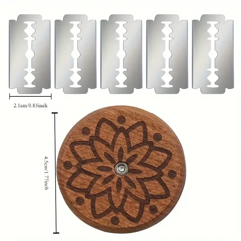 Хлеборезка круглая с деревянной ручкой и 5 лезвиями Киев - изображение 6