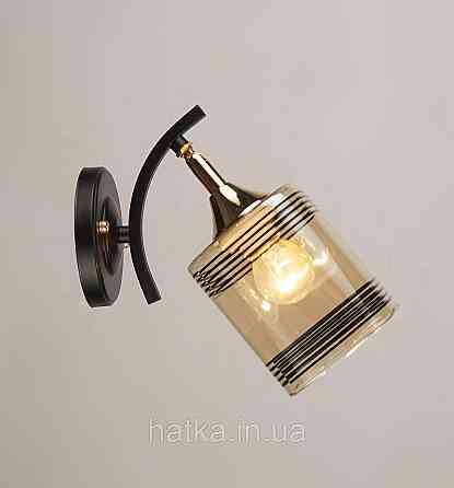 Бра настінне Sirius B N4382/1W BK+FGD Київ