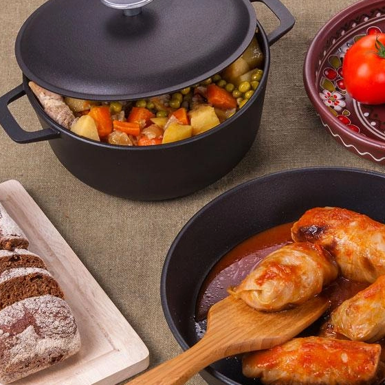 Сковорідка d26см б/кришки а/п Black A50260 ТАЛКО Житомир - фото 5