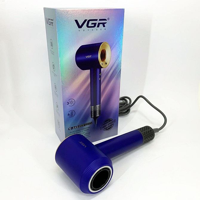 Профессиональный фен для укладки волос с насадкой VGR, Фен для красивой укладки волос IS-63 Львов - изображение 6