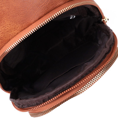 Сумка Vintage Жіноча слінг з екошкіри Руда (22749) Вінниця - фото 11