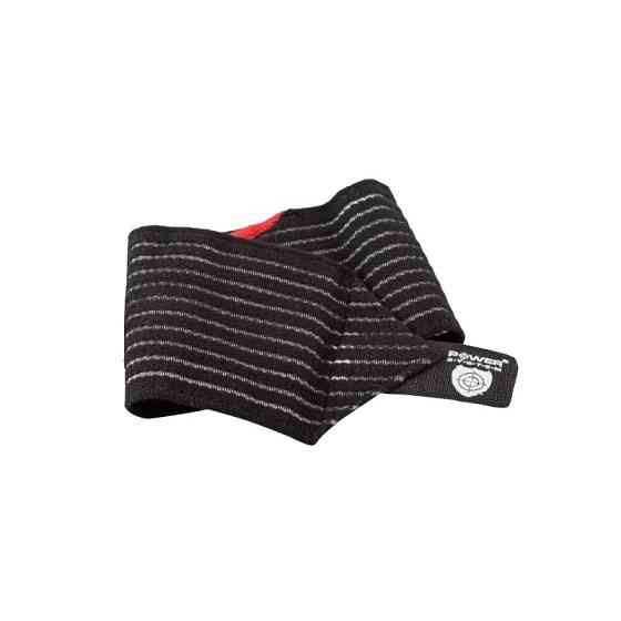 Кистьові бинти Power System PS-6000 Elastic Wrist Support Black/Red (пара) Каменское