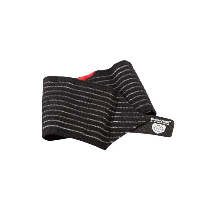 Кистьові бинти Power System PS-6000 Elastic Wrist Support Black/Red Кам'янське - фото 6