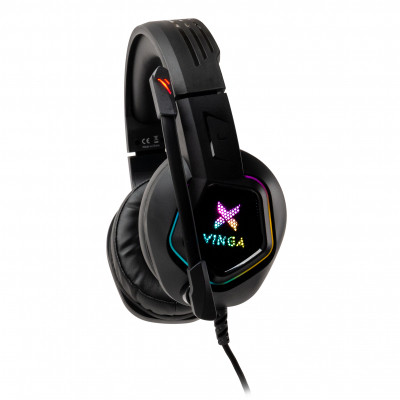 Наушники Vinga HSCU-160 Gaming LED Black (HSCU-160) Винница - изображение 7