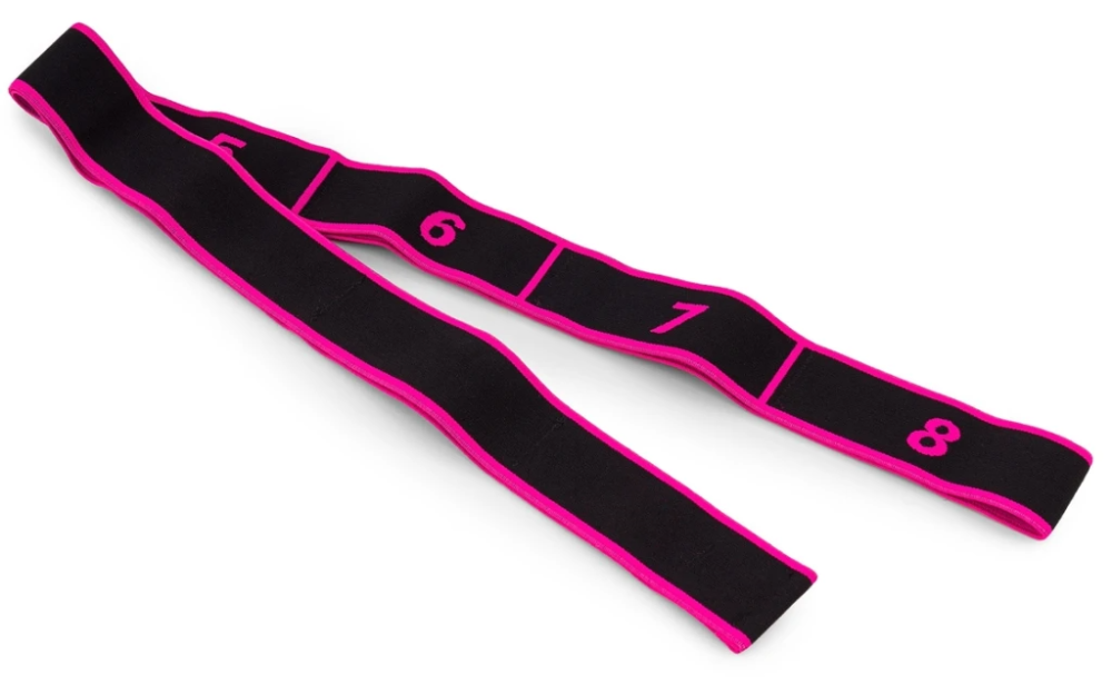 Еспандер з петлями для розтяжки PowerPlay PP_4311 Fitness Band Рожева (88*4см.) Каменское - изображение 3