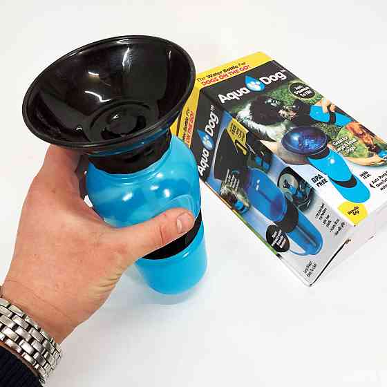 Поїлка для собак дорожня переносна Aqua Dog 537 мл портативна пляшка для великих та дрібних собак FS-97 MA-16 Івано-Франківськ