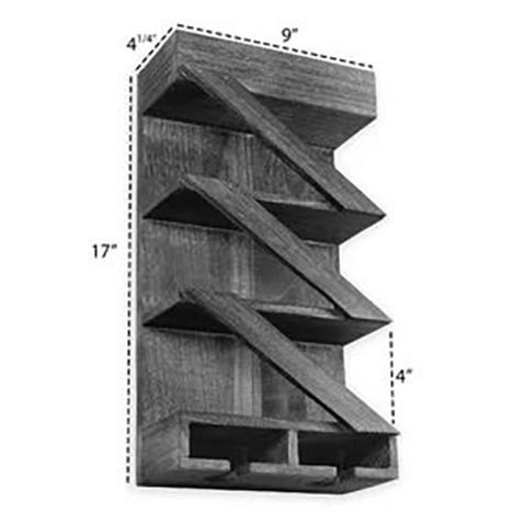 Настенная винная полка 