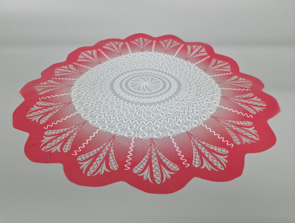 Серветка для квітів діаметром 50 см з рис, 100 шт No 333 (8) (100 шт.) Харків - фото 1