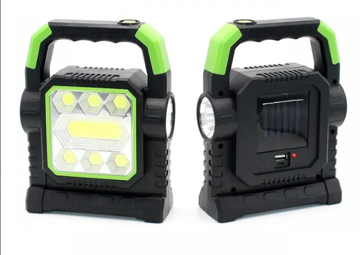 Переносний світлодіодний ліхтар 8 LED із сонячною панеллю, акумулятор 2800 мАг, 3 режими Одеса - фото 12