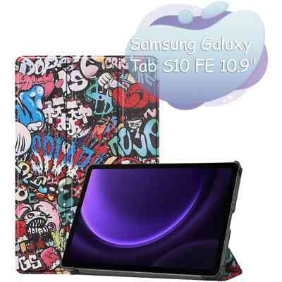 Чехол для планшета BeCover Smart Case Samsung Galaxy Tab S10 FE (SM-X520/SM-X526) 10.9" Graffiti (713285) Винница
