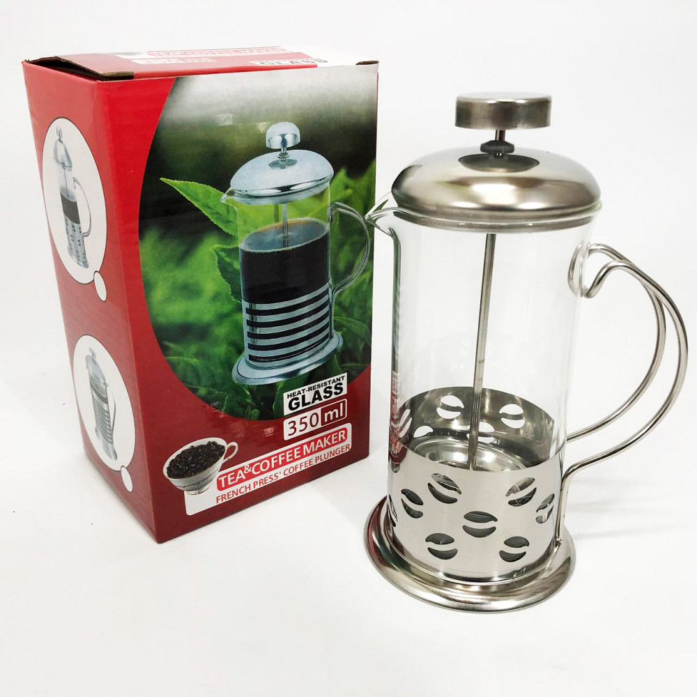 Чайник заварювальний френч прес Unique, Багаторазовий френч-прес, Френч-прес для ароматного чаю FB-49 Івано-Франківськ - фото 5