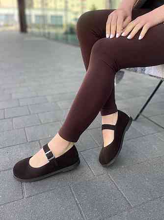 Лоферы женские MOD GAR шоколадные натуральная замша демисезонные размер 36-40 (9764) Коломия