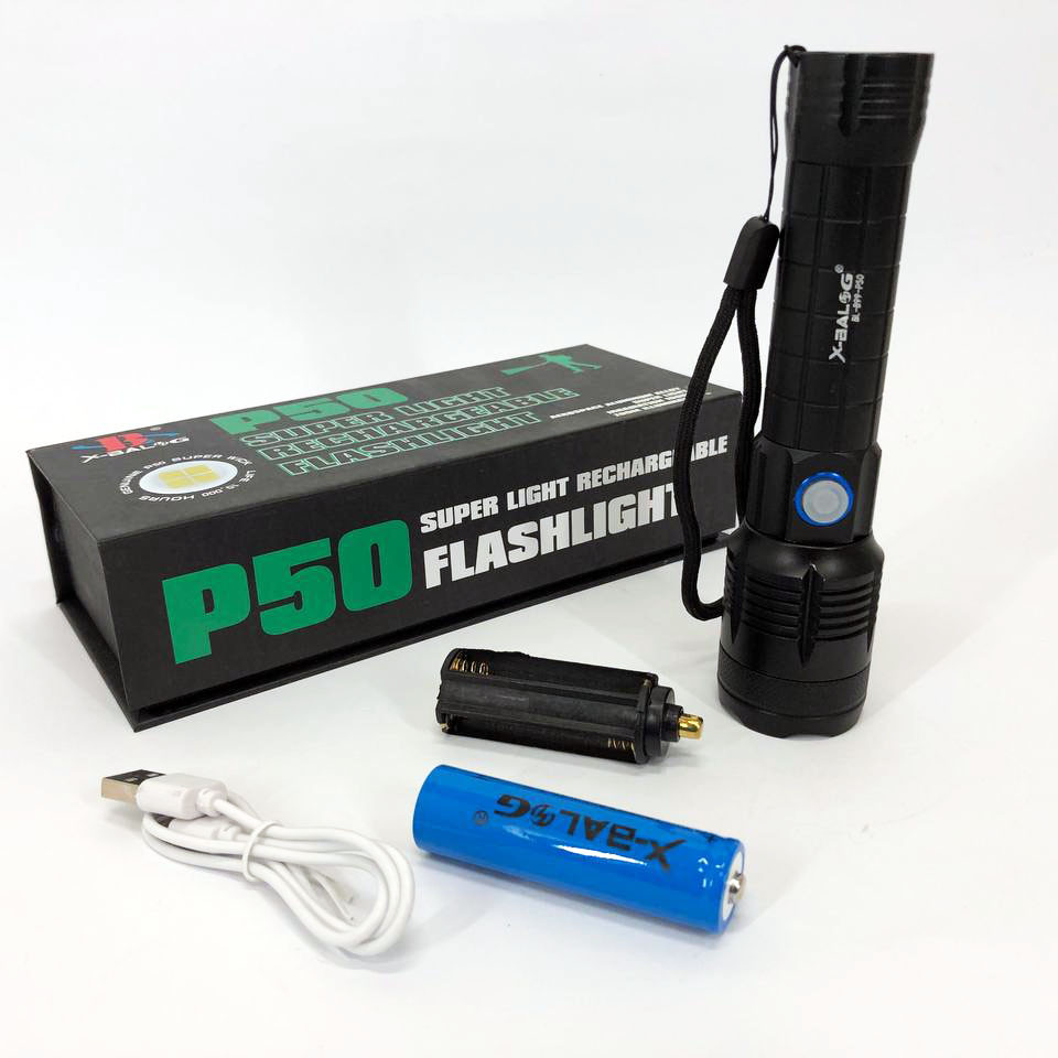 Тактический сверхъяркий светодиодный фонарь Bailong X-Balog BL-B99-P50, Удобный ручной фонарь FO-79 Львов - изображение 17