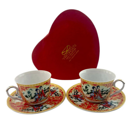Сервиз чайный из фарфора на 2 персоны Девушки Киев - изображение 1