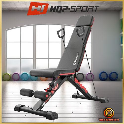 Тренувальна лава для дому та спортзалу регульована з еспандерами Спортивна лава для тренувань HS-2080 Київ - фото 1