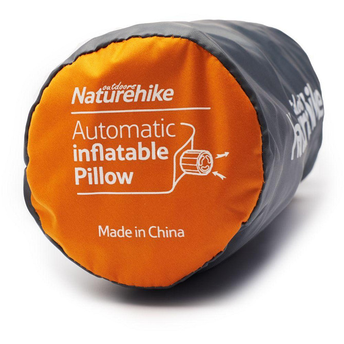 Подушка самонадувна Naturehike Sponge automatic NH17A001-L, помаранчевий Київ - фото 7