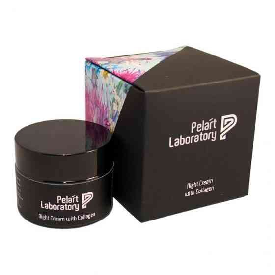 Пеларт Нічний крем для обличчя з колагеном Pelart Laboratory Trifolium Pretense Line Night Cream With Collagen Дніпро