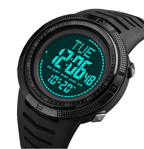 Часы наручные SKMEI 2147BKBK, BLACK-BLACK, Compass, 10321 Днепр - изображение 5