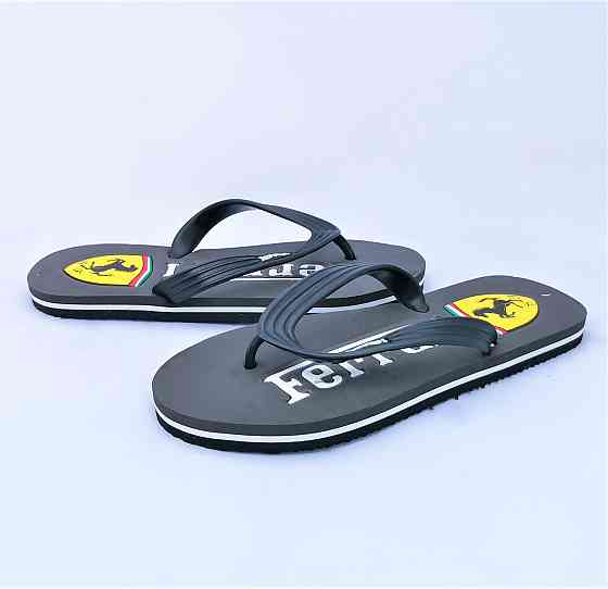 Чоловічі В'єтнамки Капці FERRARI Шльопанці Сірі Шльопанці (розміри: 41,42,43,44) Дніпро